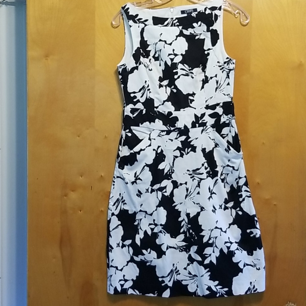 CHAPS Floral sleeveless dress
